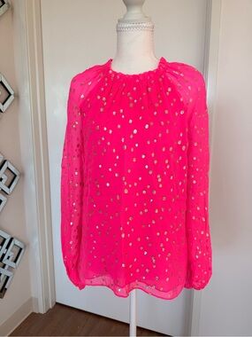 Lilly Pulitzer Caline Silk Top